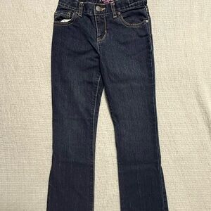 Place Women's Dark Blue Straight Leg Jeans